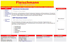 Tablet Screenshot of kmf-fleischmann.com